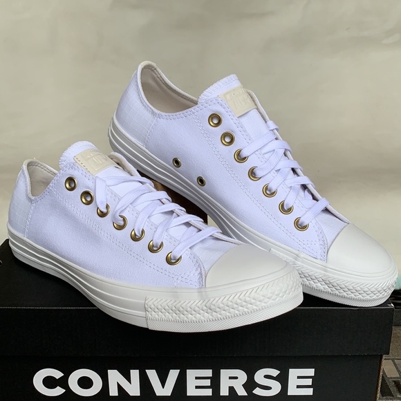 CONVERSE CTAS OX WHITE/PALE PUTTY/WHITE WMNS - Picture 2 of 14